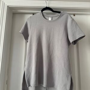 SPANX Light Gray Crew Neck Top